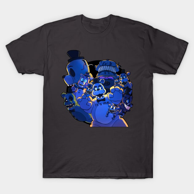 Five Nights at Freddy's Freddy Ball T-Shirt by Sunny Saturated